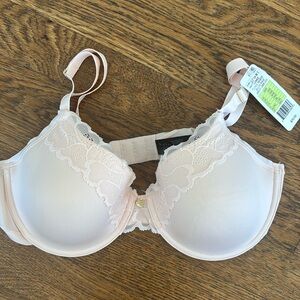 NWT Natori Refined Contour light pink  Bra with Molded Cups #7313219 tulle